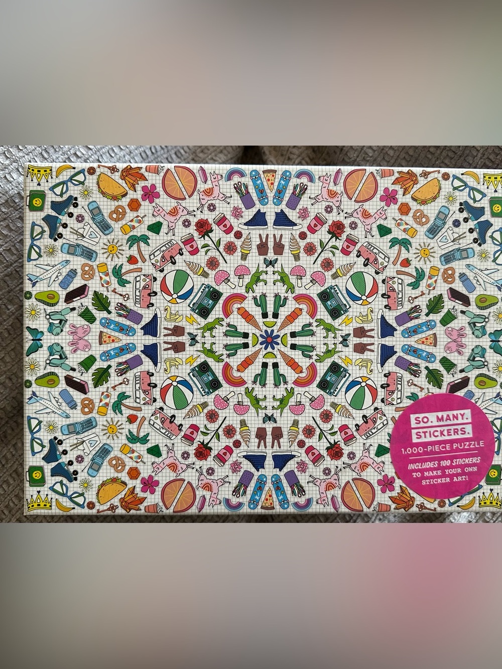 *Brand new, sealed* Workman Publishing 1000pc Sticker Puzzle